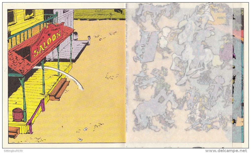 MORRIS. Lucky Luke. LA VILLE. Mini-livre Décotransfert N° 5. Complet. Dargaud 1971. TBE. Pièce De Collection ! - Aufkleber