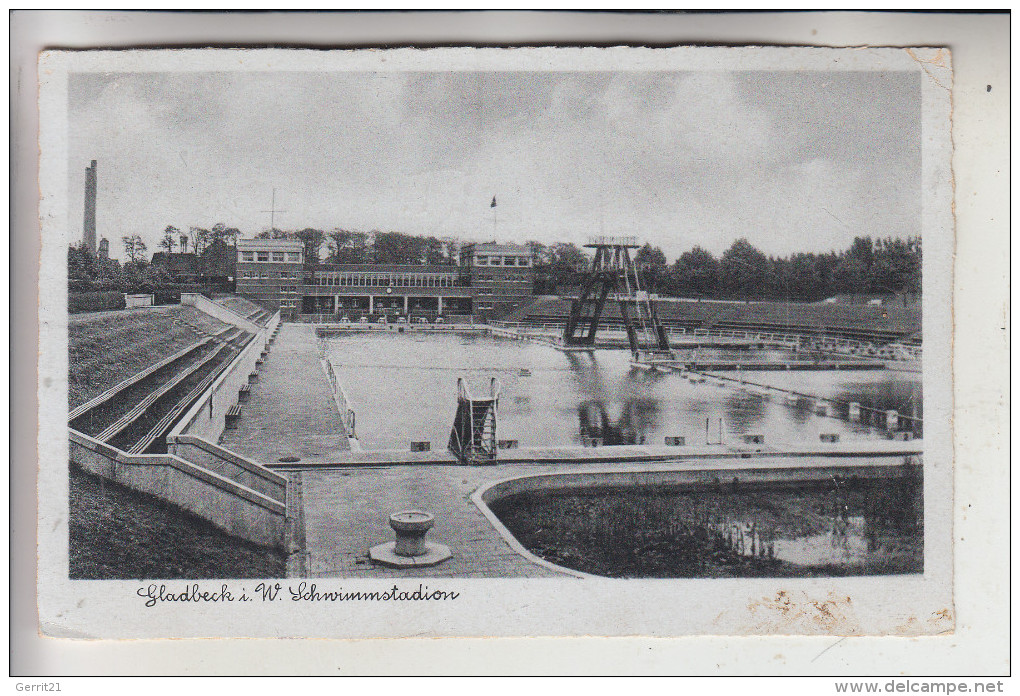 4390 GLADBECK, Schwimmstadion, 1944 - Gladbeck