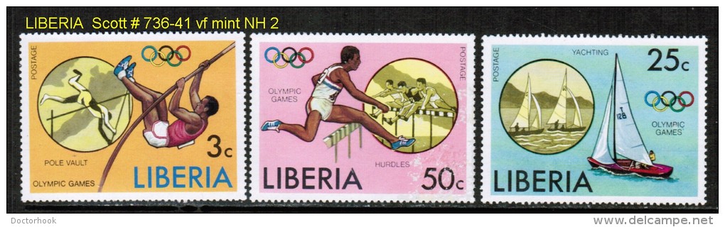 LIBERIA   Scott  # 736-41** VF MINT NH - Liberia
