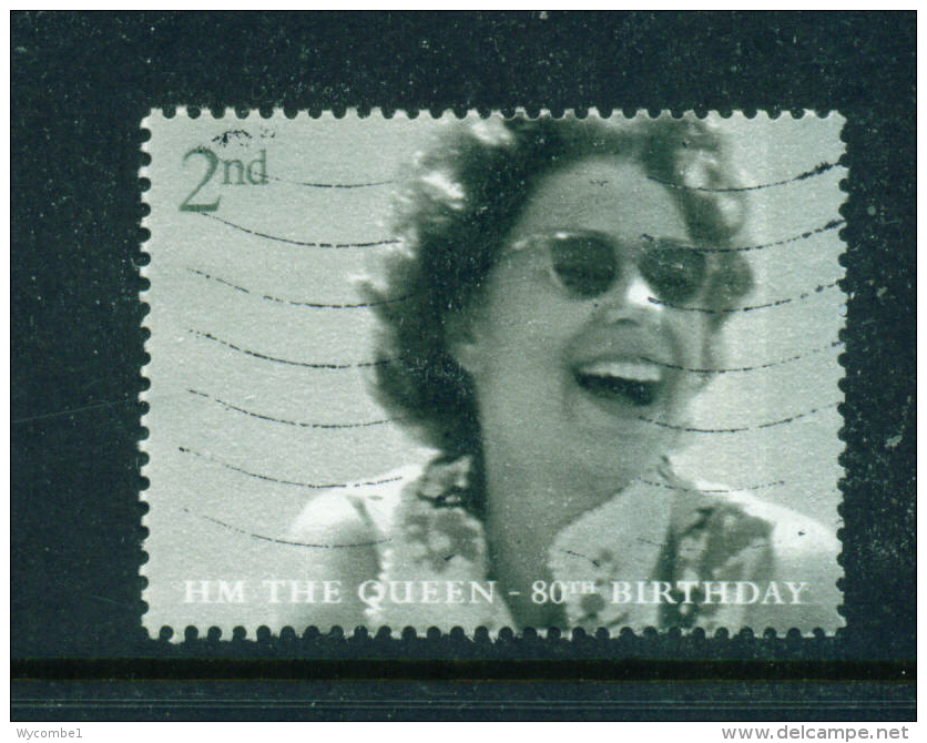 GREAT BRITAIN  -  2006  Queen Elizabeth's 80th Birthday  2nd  Used As Scan - Gebraucht