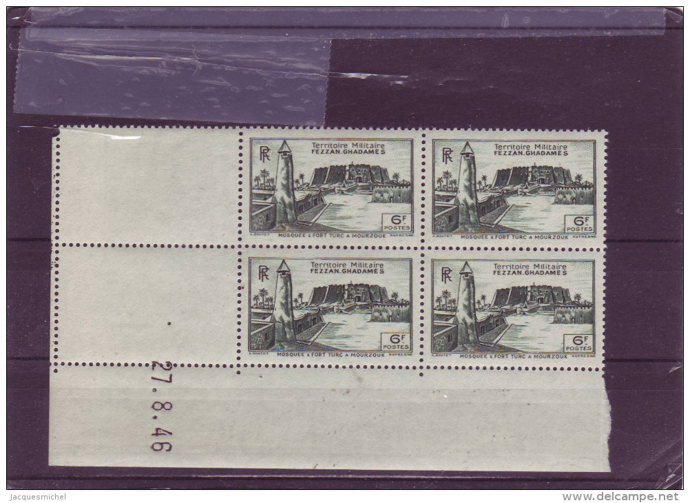 N° 36 - Territoire Militaire - 6F MOURZOUK - 27.08.1946 - - Unused Stamps