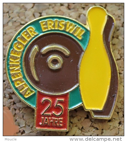 25 ANS BOWLING CLUB ALPENKEGLER - ERISWIL - 25 JAHRE - SUISSE - SCHWEIZ - SVIZZERA - SWISS - QUILLE -         (BRUN) - Bowling