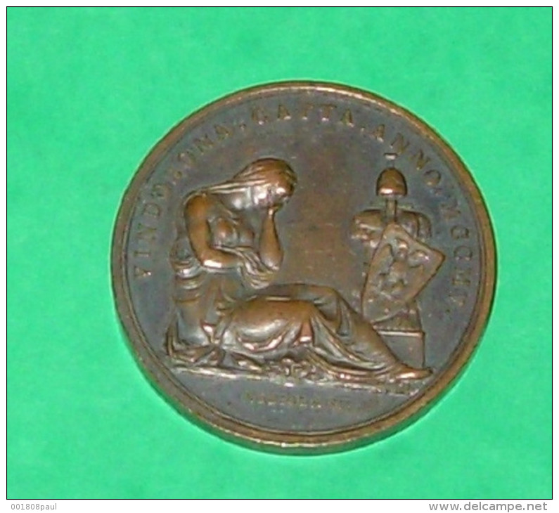 Medaille Napoleon 1 Er - Prise De Vienne 1805 :::: Empire - Militaire - Soldat - Monarchia / Nobiltà