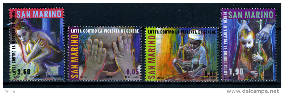 2014 - SAN MARINO - SAINT-MARIN - Lotta Contro La Violenza Di Genere -  NH - (**) - New Mint - Unused Stamps
