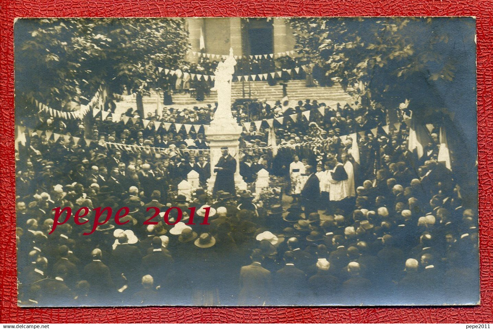 Carte Photo : 42 - La Pacaudière : Inauguration Du Monument Aux Morts - 1/11/21 : Importante Animation - Monument - La Pacaudiere