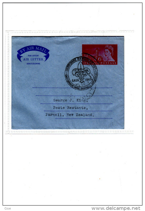 GRAN BRETAGNA 1965 - Air Letter - Annullo Speciale Illustrato - Covers & Documents