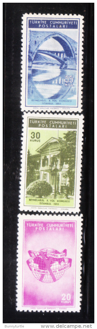 Turkey 1955 10th International Transportation Congress MNH - Ungebraucht