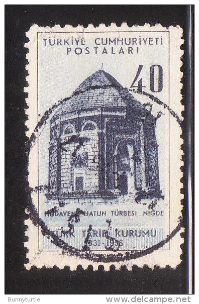 Turkey 1956 25th Anniversary Of Turkish History Society Used - Oblitérés