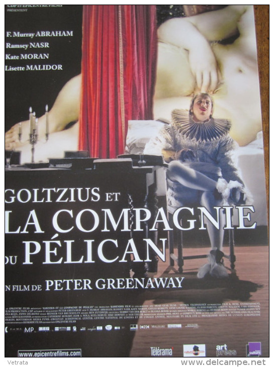 Plaquette 4 Pages : Goltzius & La Compagnie Du Pélican, Peter Greenaway . 2014 - Other & Unclassified