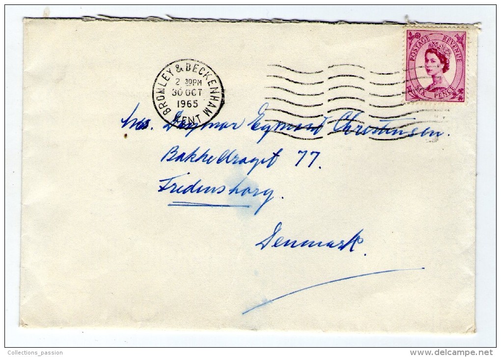 Lettre , GRANDE BRETAGNE , BROMLEY & BECKENHAM , KENT , 1965 - Postmark Collection