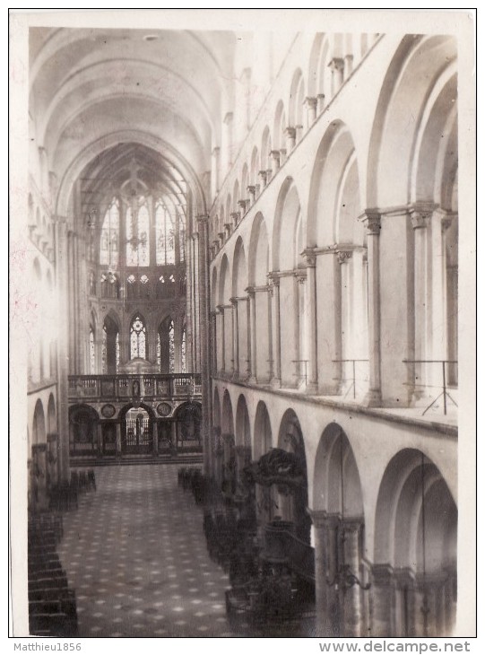 Photo Juin 1917 TOURNAI (Doornik) - Intérieur De La Cathédrale (A74, Ww1, Wk1) - Tournai