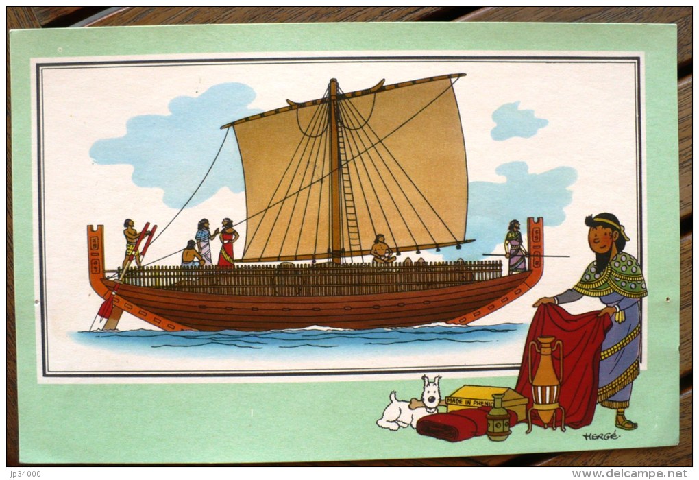 Voir Et Savoir Par Hergé - MARINE - Origine A 1700 - Série 1 - N° 7. Dargaud - 12,5 X 19,5 Cm. (photo Contractuelle) - Chromo's