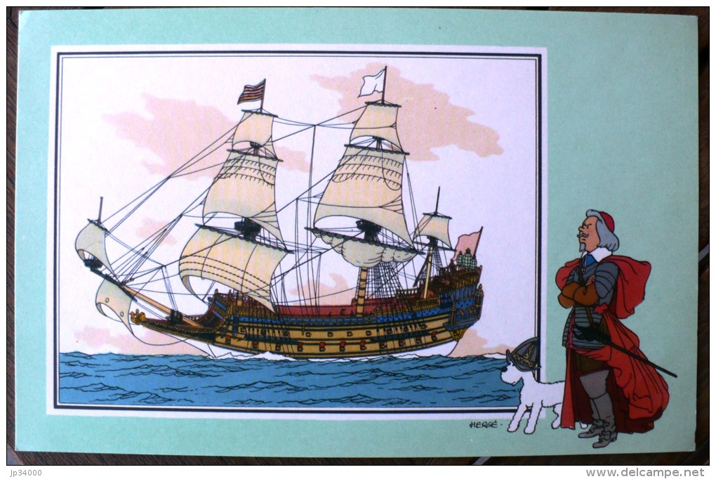 Voir Et Savoir Par Hergé - MARINE - Origine A 1700 - Série 2 - N° 41. Dargaud - 12,5 X 19,5 Cm. (photo Contractuelle) - Chromo's