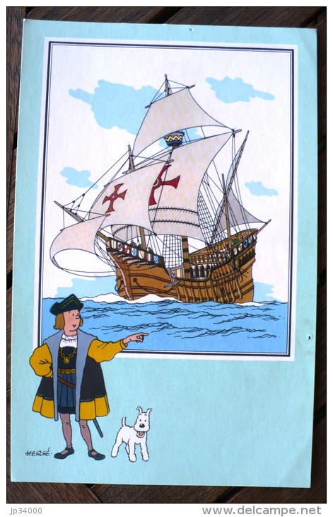 Voir Et Savoir Par Hergé - MARINE - Origine A 1700 - Série 3 - N° 22. Dargaud - 12,5 X 19,5 Cm. (photo Contractuelle) - Chromo's