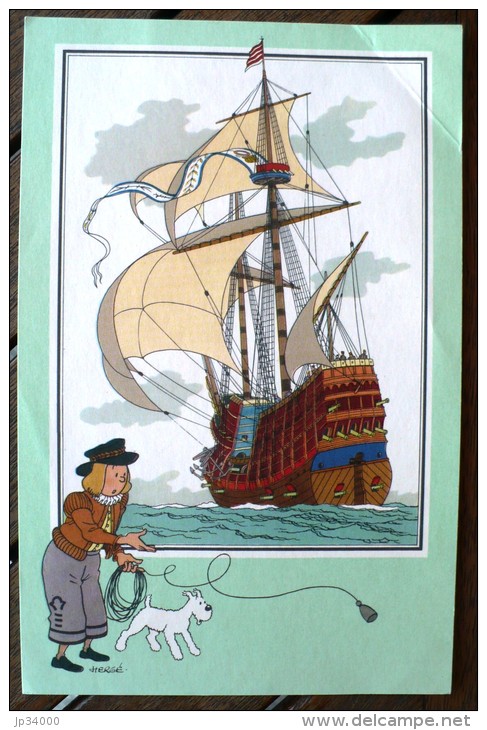 Voir Et Savoir Par Hergé - MARINE - Origine A 1700 - Série 3 - N° 30. Dargaud - 12,5 X 19,5 Cm. (photo Contractuelle) - Chromo's
