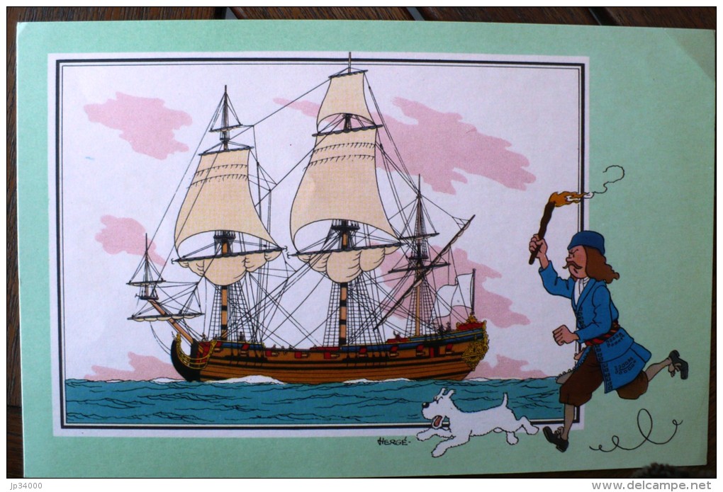 Voir Et Savoir Par Hergé - MARINE - Origine A 1700 - Série 4 - N°51. Dargaud - 12,5 X 19,5 Cm. (photo Contractuelle) - Sammelbilder