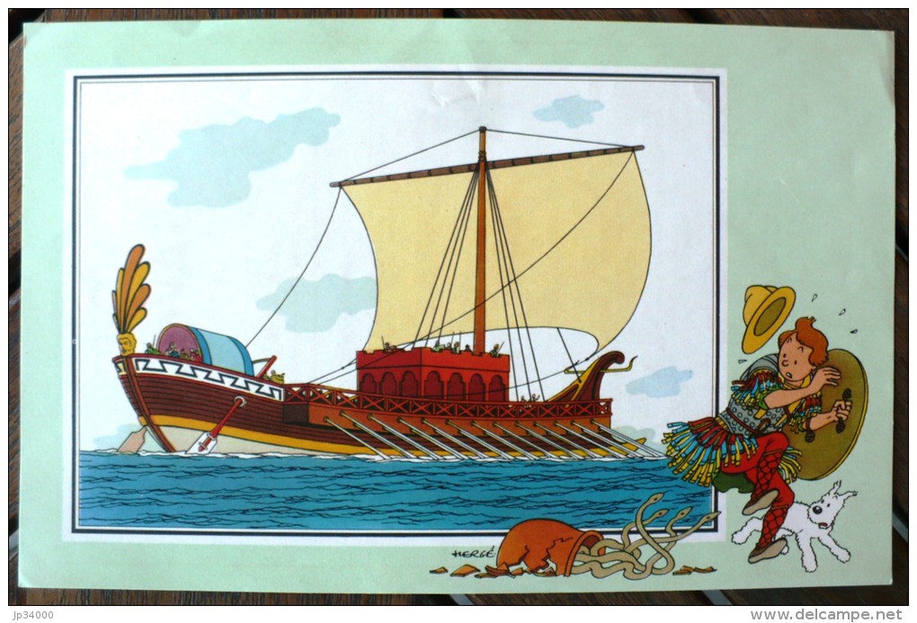 Voir Et Savoir Par Hergé - MARINE - Origine A 1700 - Série 7 - N° 13. Dargaud - 12,5 X 19,5 Cm. (photo Contractuelle) - Chromos