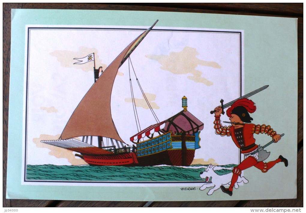 Voir Et Savoir Par Hergé - MARINE - Origine A 1700 - Série 7 - N° 29. Dargaud - 12,5 X 19,5 Cm. (photo Contractuelle) - Chromos