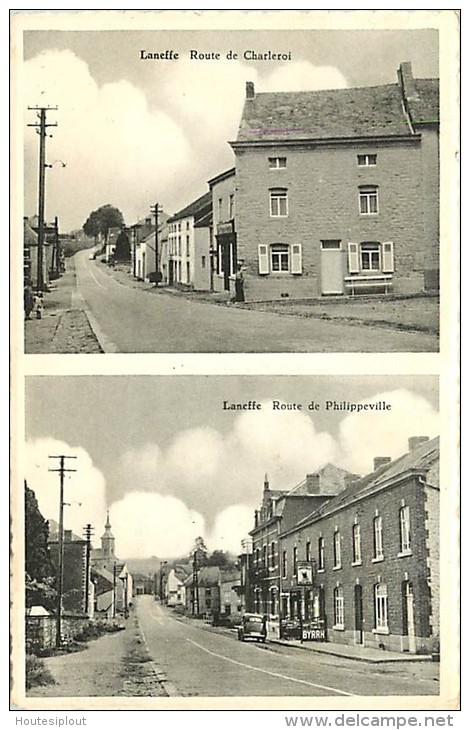 Laneffe.. Route De Charleroi, Route De Philippeville    Multivues - Walcourt