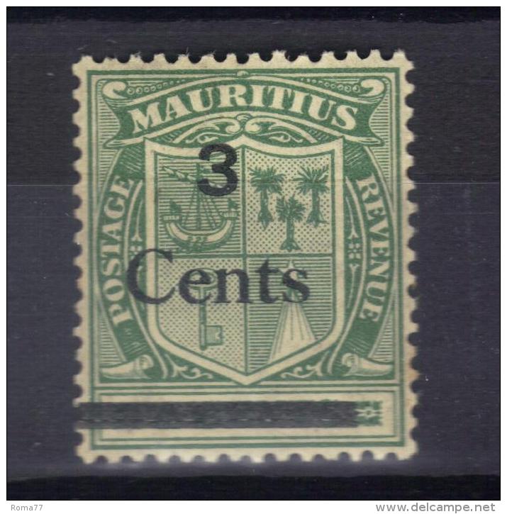 W1464 - MAURITIUS 1925 , Giorgio V Yvert N. 181  MNH . Fil CA Corsivo Mult - Mauritius (...-1967)