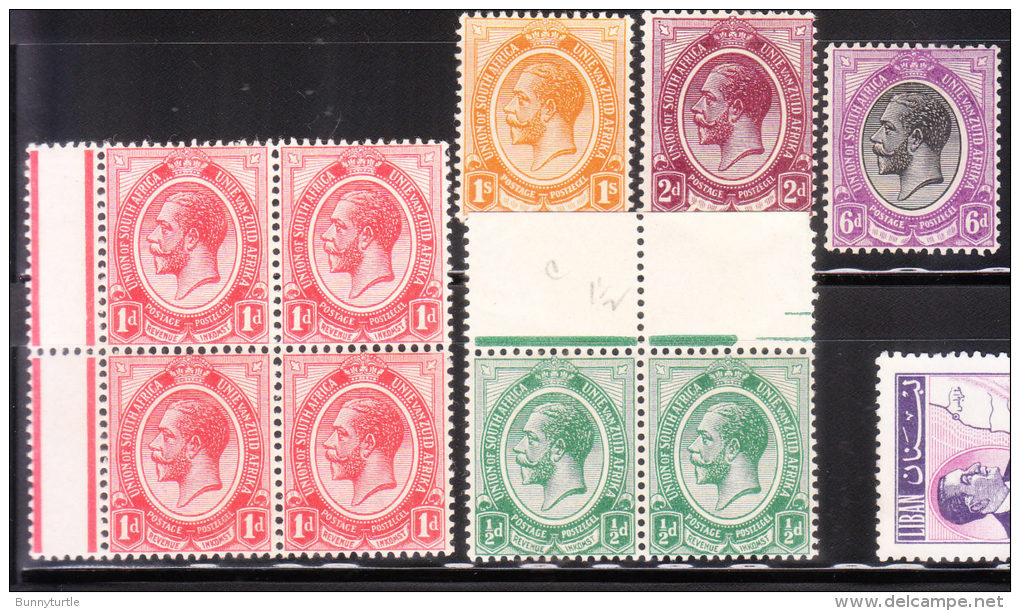 South Africa 1913-24 King George V MLH - Unused Stamps