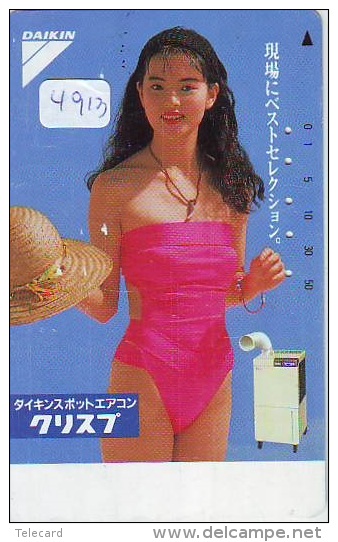 Télécarte Japon EROTIQUE (4913) EROTIC *  * JAPAN ACTRESS * PHONECARD EROTIK * BIKINI GIRL FEMME SEXY LADY - Moda