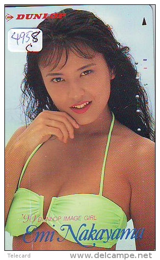 Télécarte Japon EROTIQUE (4958c) EROTIC *  * JAPAN ACTRESS * PHONECARD EROTIK * BIKINI GIRL * FEMME SEXY LADY - Moda