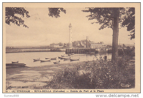 14 - Ouistreham - Riva-Bella - Entrée Du Port Et Le Phare - Ouistreham