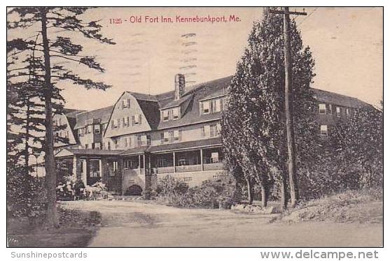 Maine Kennebunkport Old Fort Inn 1911 - Kennebunkport