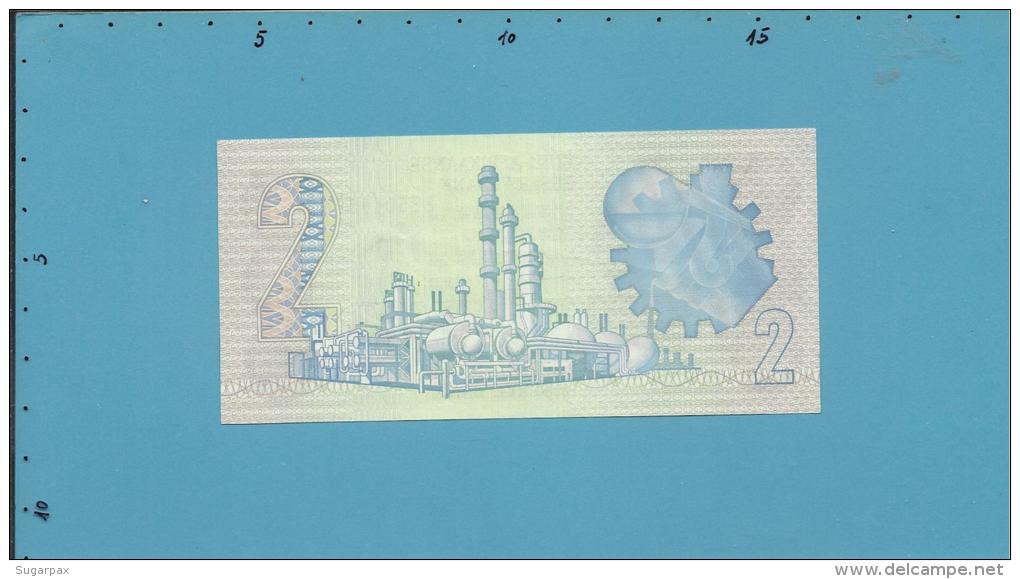 South Africa - 2 RAND - ( 1983 - 90 ) - Pick 118.d - UNC. - Sign. 6 - Watermark: J. Van Riebeek - 2 Scans - Südafrika