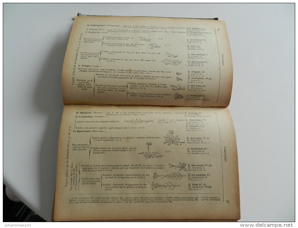 Nouvelle Flore Pour La Détermination Facile Des Plantes  Sans Mots Techniques 2173 Figures - 18+ Years Old