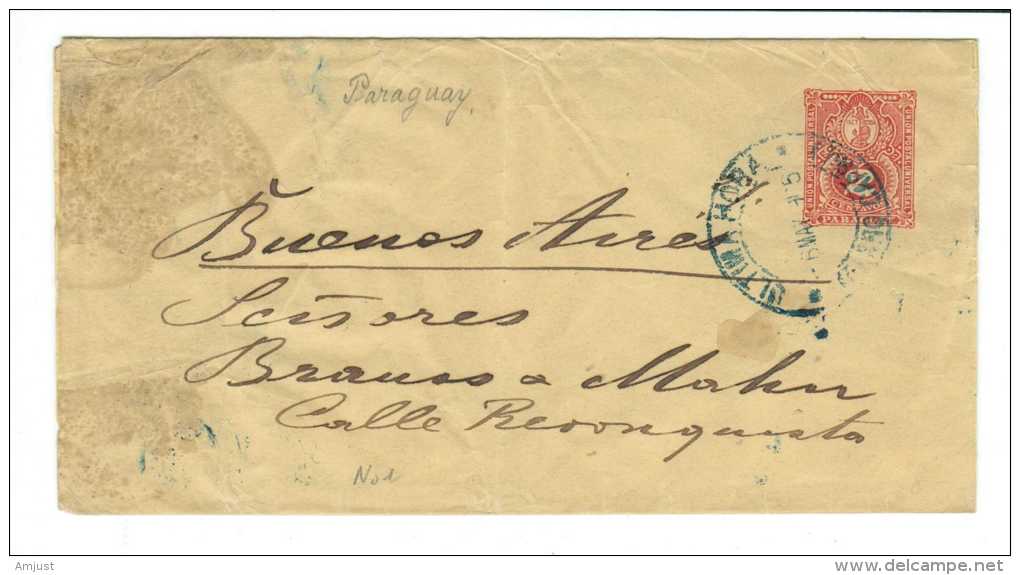 Paraguay // Entier Postal Pour Buenos Aires - Paraguay