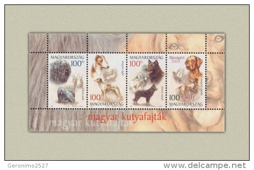 HUNGARY 2004 FAUNA Animals DOGS - Fine S/S MNH - Ongebruikt