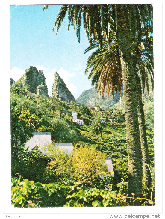 Spain - La Gomera - Hermigua - Roques De San Petro - Gomera