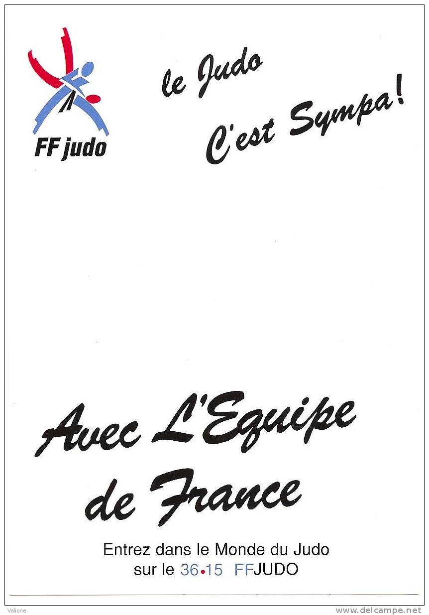 Document Pour Autographe Vierge  De La FFJDA De JUDO - Artes Marciales