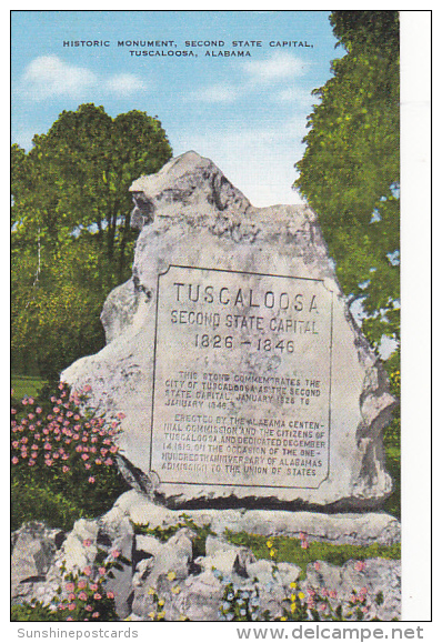 Alabama Tuscaloosa Historic Monument Second State Capitol - Tuscaloosa