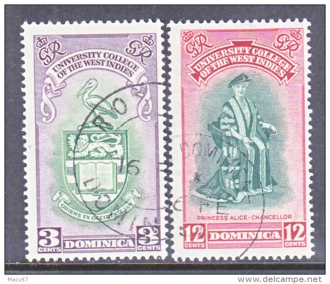 DOMINICA  120-21   (o)   UNIVERSITY - Dominica (...-1978)