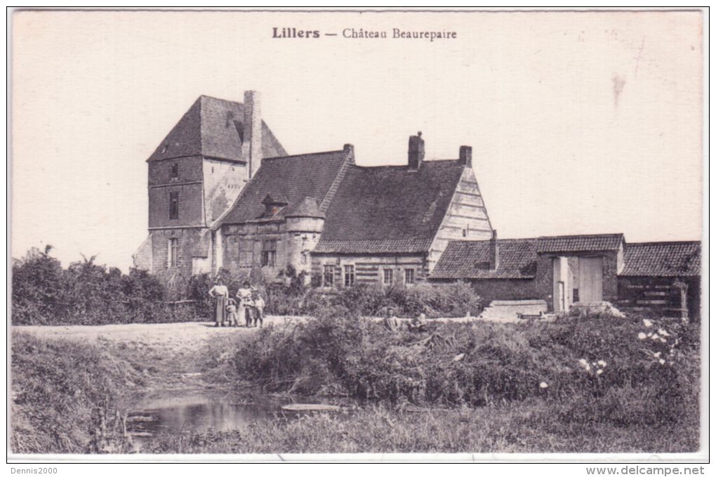 LILLERS - Château Beaurepaire  -ed. En Bas à Droite, Illisible - Lillers