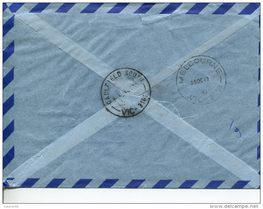 (PF 560) Registered Cover Posted From Hungary To Australia - 1977 - Storia Postale