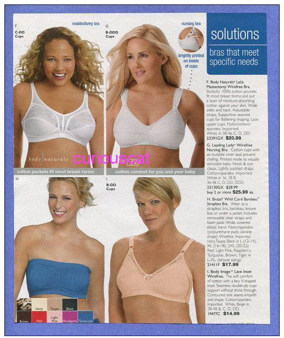 PUBLICITES USA MAGAZINE ADVERTISEMENT RECLAME WERBUNG REKLAME PUBBLICITA PUBLICIDAD For LINGERIE BRAS BH - Reclame