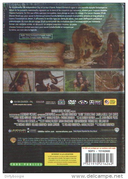 10 000 - DVD - Roland EMMERICH - Action, Aventure