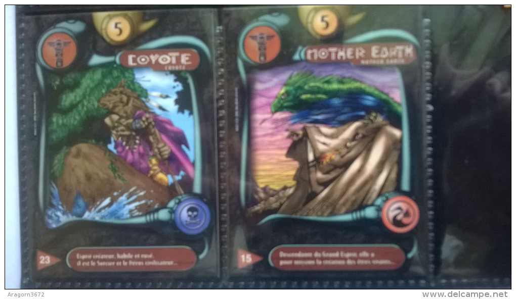 Lot De 2 Cartes N°15-23 - Deus