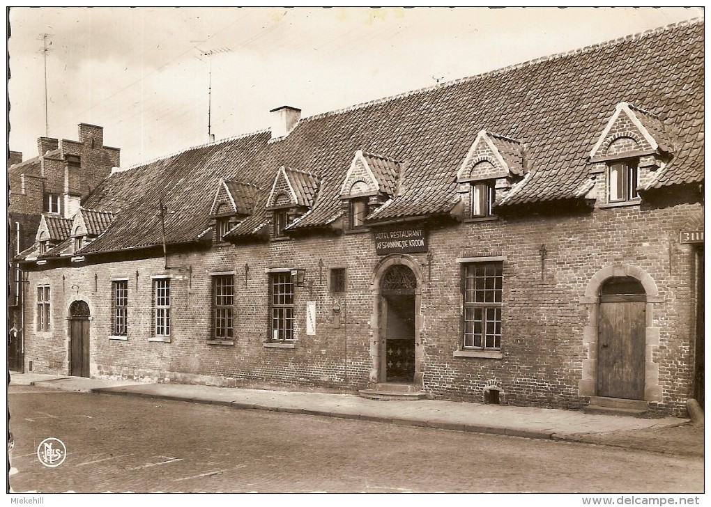 LOMBEEK-RESTAURANT DE KROON-propriétaires Vossen-Plas-publicité Gueuze Timmermans - Roosdaal