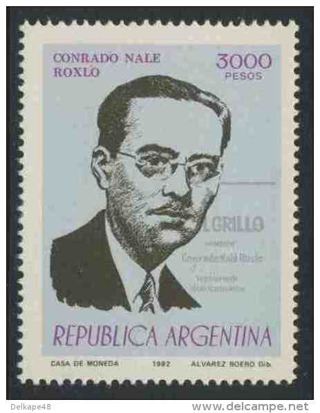 Argentina 1982 Mi 1550 ** Conrado Nalé Roxlo (1898-1971) Writer, Journalist, Humorist / Argentinische Schriftsteller - Schrijvers