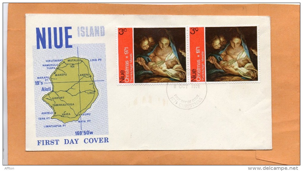 Niue Island 1971 FDC - Niue