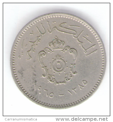 LIBIA 10 MILLIEMES 1965 - Libye