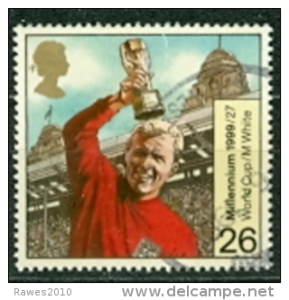 Grossbritannien 1999 Mi. 1810 Gest.  Millenium World Cup Fussball Weltmeisterschaft 1966 M.White - 1966 – England