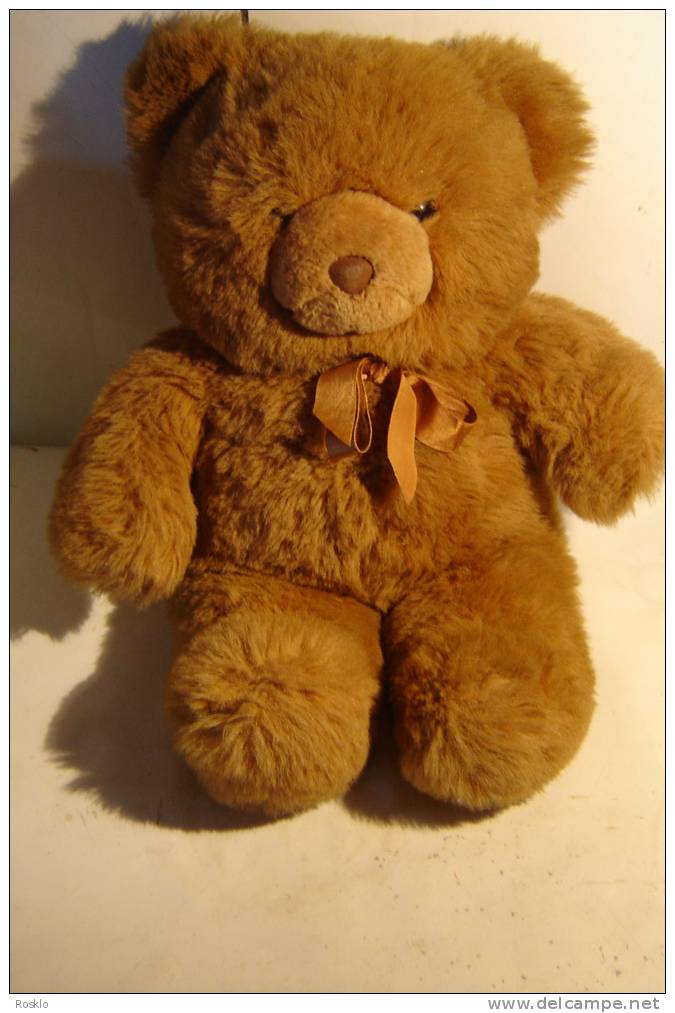 OURS  EN PELUCHE / OURS EN PELUCHE MARRON  CLAIR   HT 50CM - Beren