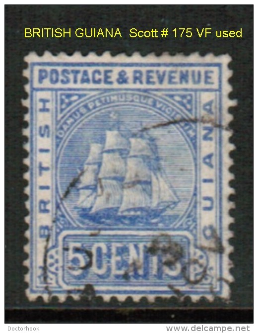 BRITISH GUYANA   Scott  # 175 VF USED - Britisch-Guayana (...-1966)