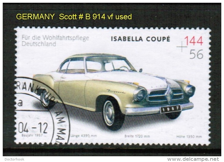 GERMANY   Scott  # B 914 VF USED - Used Stamps